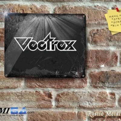 Retro Gaming VECTREX Logo - Metal Sign