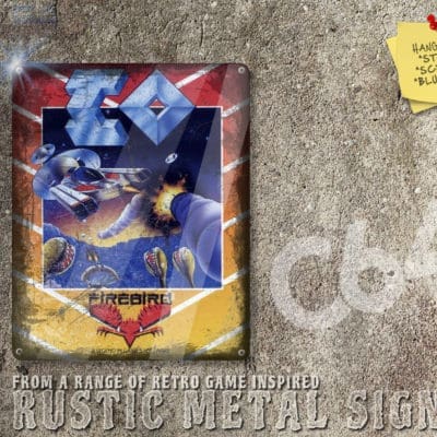 Rustic Commodore 64 Game IO : Into Oblivion Box Artwork Metal Sign [638]