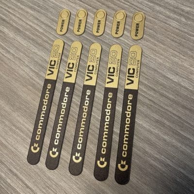 VIC20 Gold Edition Badge thick 0,5mm Limited stock